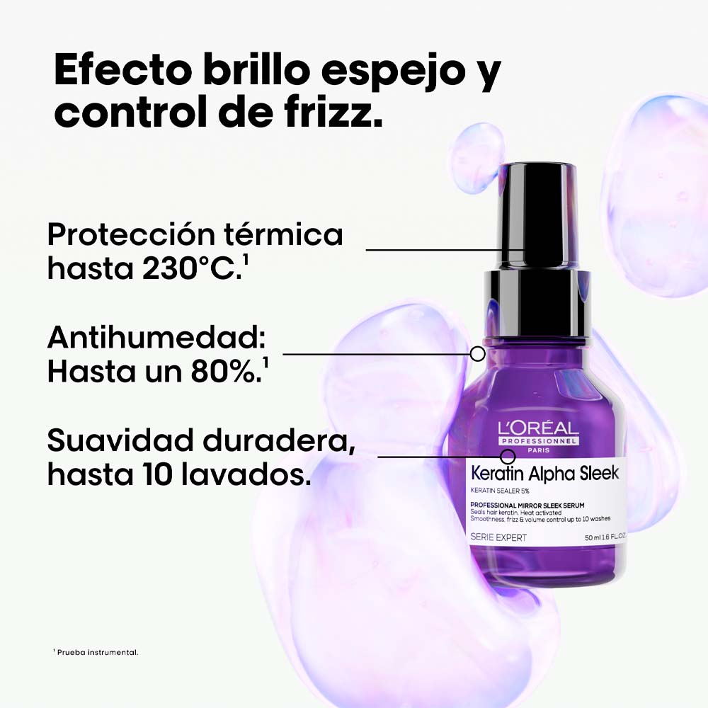 MIRROR SLEEK SERUM KERATIN ALPHA SLEEK (S&Eacute;RUM SUAVIZANTE)